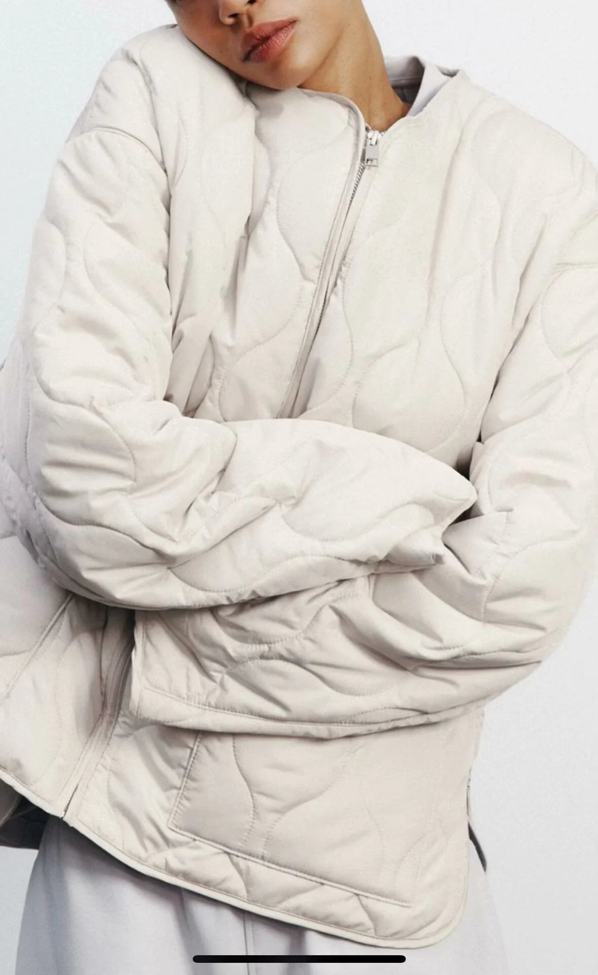 Chaqueta de algodón cálida con diamantes, informal, holgada, estilo europeo y americano, invierno 2025