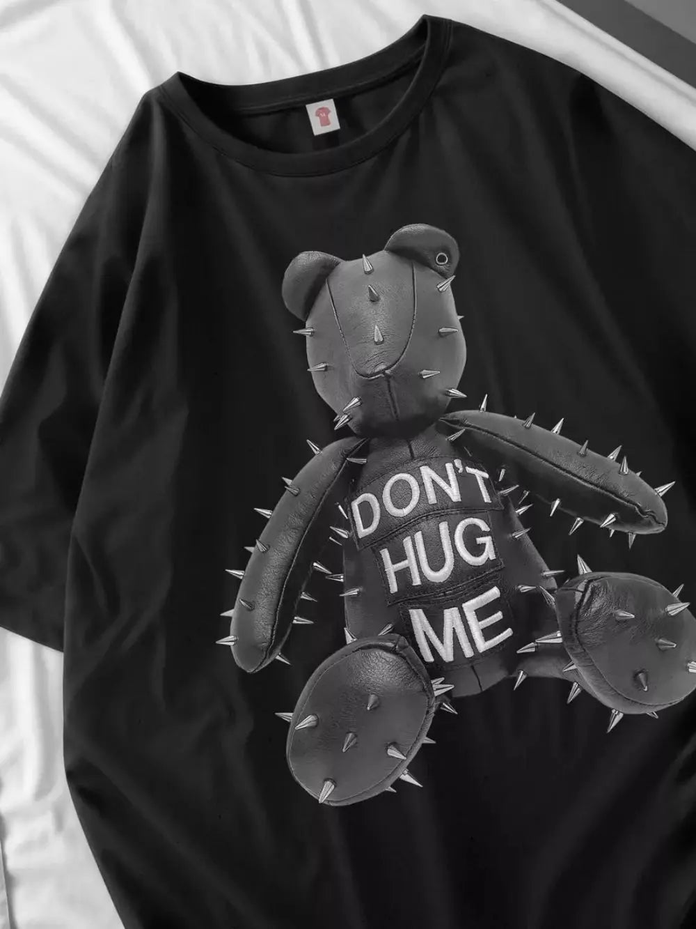 Camisetas Doberman para mujer, Tops de algodón con estampado de perros, camisetas de gran tamaño con cuello redondo, pantalón corto informal, camisetas de manga, ropa de calle para mujer YUNO STUDIOS