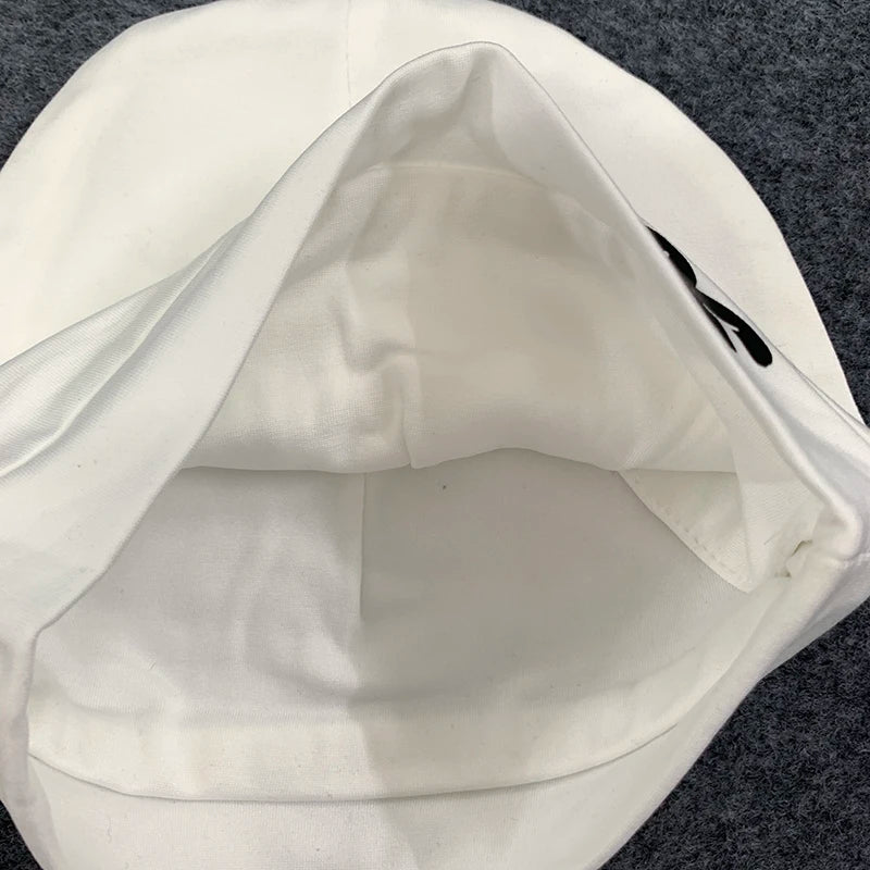 Sombrero sin ala con estampado de letras de otoño, sombrero informal de moda para exteriores de Hip-Hop callejero para hombres YUNO STUDIOS