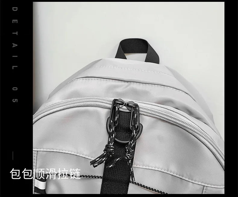 Mochila bolso de skate hombres mujeres moda fresco raya reflectante mochila estudiante mochila personalizada de gran capacidad