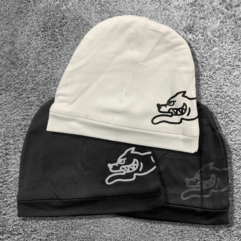 Nueva sudadera con capucha estampada de perro volador a la moda de otoño, sombrero informal transpirable moderno y versátil, accesorios para exteriores