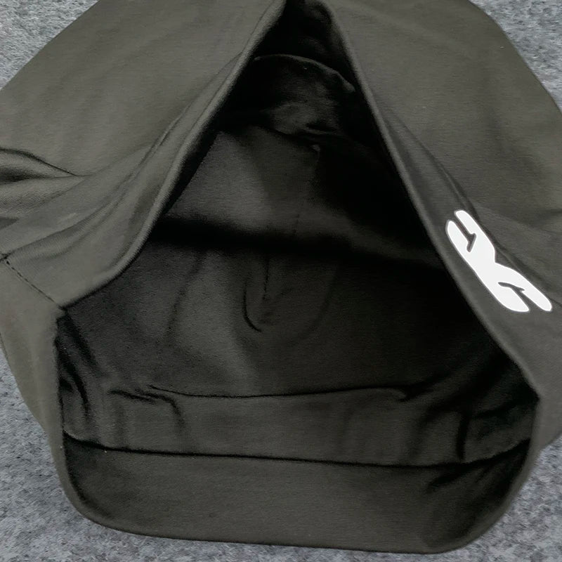 Sombrero sin ala con estampado de letras de otoño, sombrero informal de moda para exteriores de Hip-Hop callejero para hombres