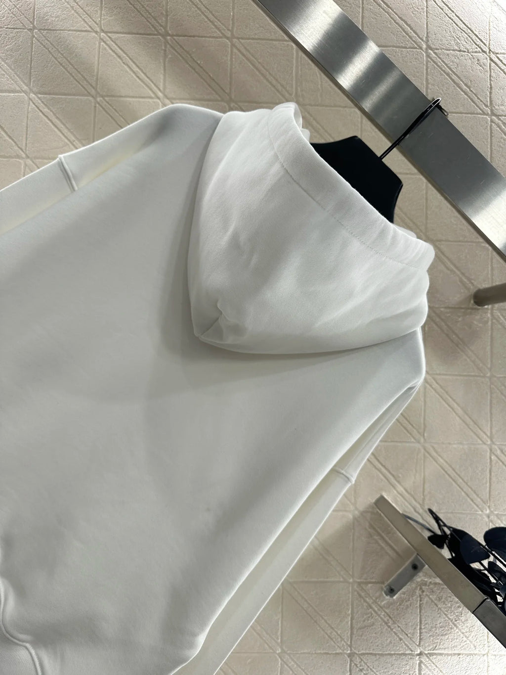 2025 Nuevo estilo 100% algodón Ajuste relajado Sudadera con capucha con letras 302