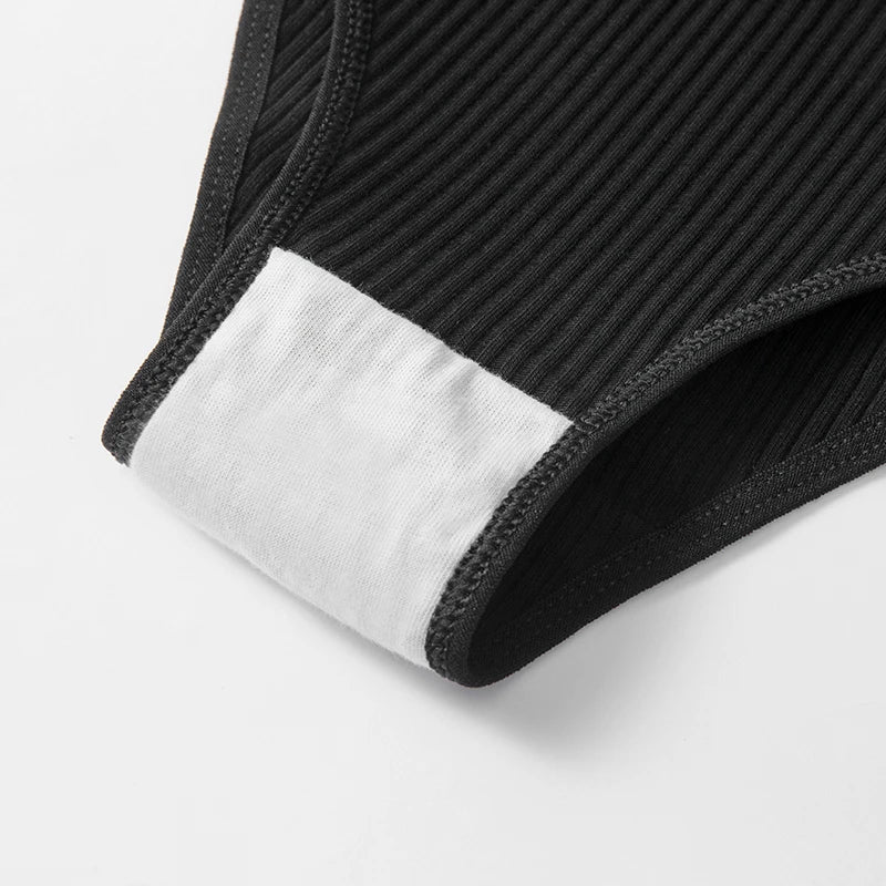 BZEL 10 unids/set de bragas para mujer, ropa interior Sexy transpirable, lencería cómoda, calzoncillos a rayas de algodón, calzoncillos acogedores de moda en oferta