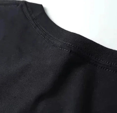 Camiseta clásica de estilo gótico Y2K, camiseta estampada de gran tamaño, camisas de calle, Tops góticos de algodón con cuello redondo, nueva camiseta para hombre y mujer