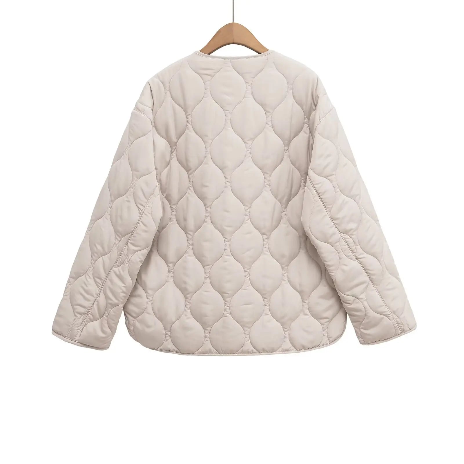 Chaqueta de algodón cálida con diamantes, informal, holgada, estilo europeo y americano, invierno 2025 YUNO STUDIOS