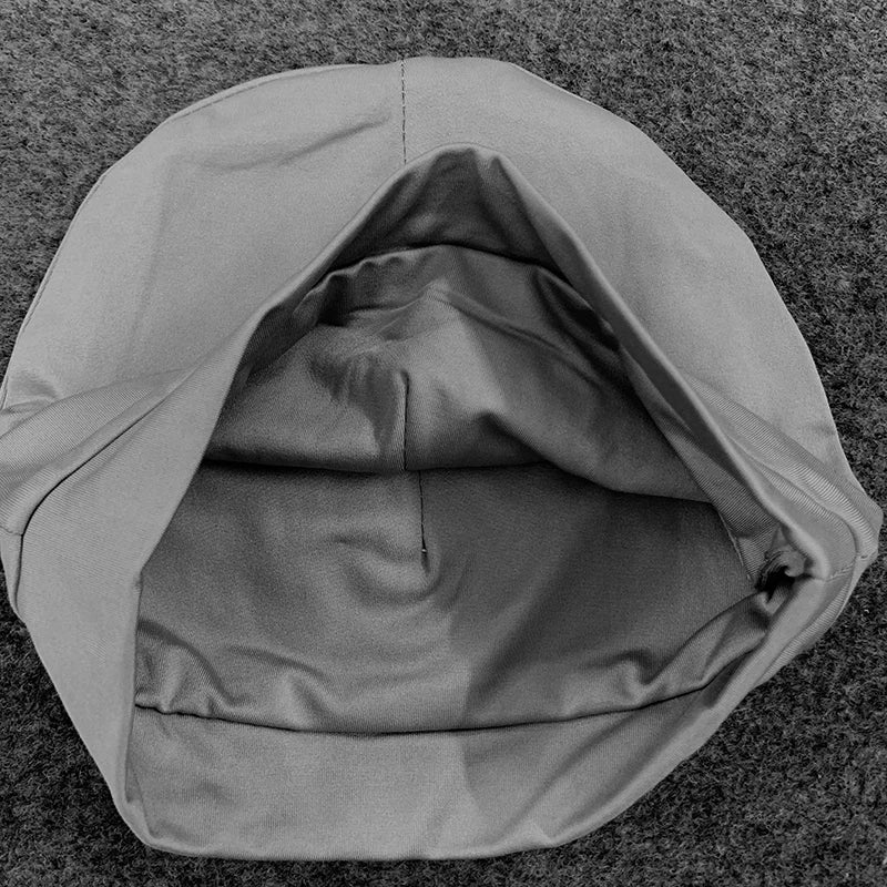 Sombrero sin ala con estampado de letras de otoño, sombrero informal de moda para exteriores de Hip-Hop callejero para hombres YUNO STUDIOS